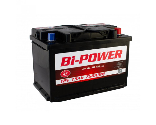 Акумулятор BI-POWER 75Ah 750A R+
