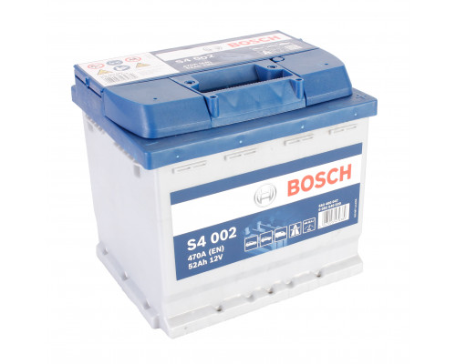 Акумулятор Bosch S4 52Ah 470A R