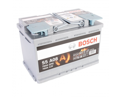 Акумулятор Bosch  S5 AGM Start Stop 70Ah 760A R+