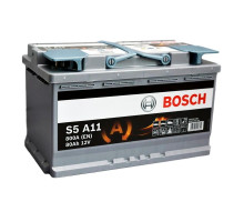 Акумулятор Bosch  S5 AGM Start Stop 80Ah 800A R+