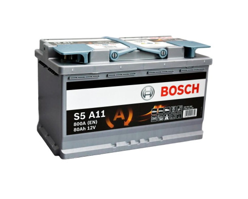 Акумулятор Bosch  S5 AGM Start Stop 80Ah 800A R+