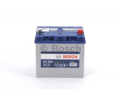 Акумулятор Bosch S40240 60Ah 540A R+