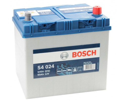 Акумулятор Bosch S40240 60Ah 540A R+