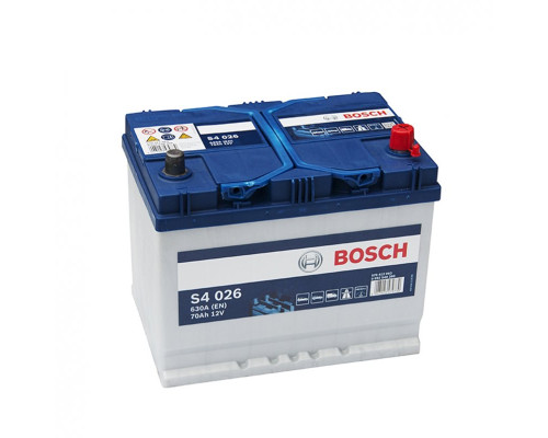 Акумулятор Bosch S40260 70Ah 630A R+
