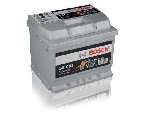 Акумулятор Bosch S50010 52Ah 520A R+