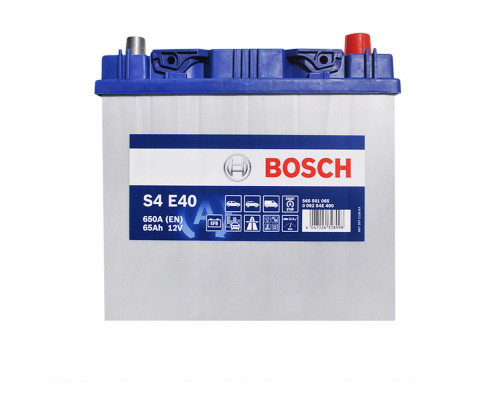 Акумулятор BOSCH EFB S4E40 65Ah 650A R+ Asia 