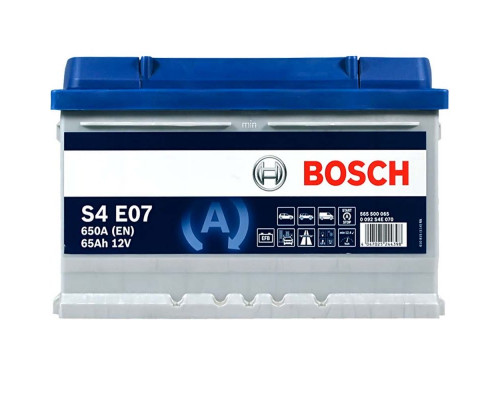 Акумулятор BOSCH EFB S4E07 65Ah 650A R+
