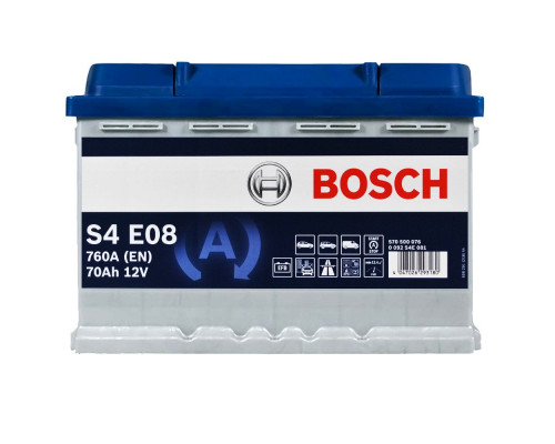 Акумулятор BOSCH EFB S4E08 70Ah 760A R+