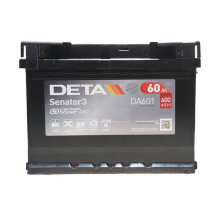 Акумулятор Deta Senator 3 Carbon Boost (DA601) 60Ah 600A L+