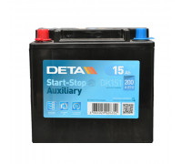 Акумулятор Deta AGM Start Stop 15Ah 200A L+