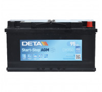 Акумулятор Deta AGM Start Stop 95Ah 850A R+