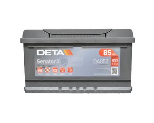 Акумулятор Deta Senator 3 Carbon Boost (DA852) 85Ah 800A R+