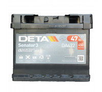 Акумулятор Deta Senator 3 Carbon Boost 47Ah 450A R+