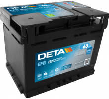 Deta EFB Start Stop (DL600) 60Ah 640A R+