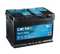 Акумулятор Deta EFB Start Stop (DL700) 70Ah 760A R+