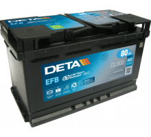 Акумулятор Deta EFB Start Stop (DL800) 80Ah 800A R+