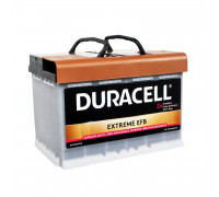 Акумулятор DURACELL EXTREME EFB Start Stop  75Ah 700A R+