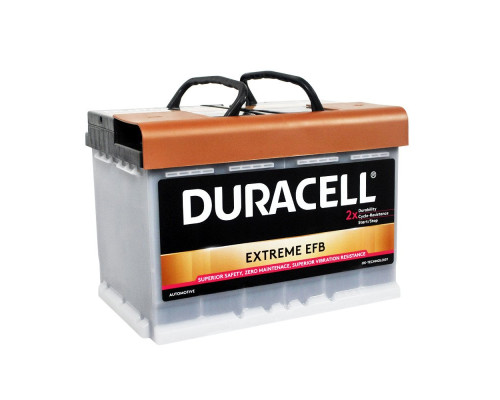 Акумулятор DURACELL EXTREME EFB Start Stop  75Ah 700A R+