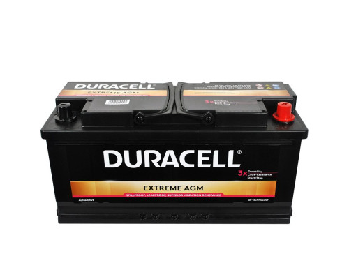 Акумулятор DURACELL EXTREME AGM Start Stop 105Ah 950A R+