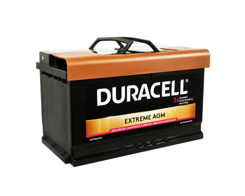 Акумулятор DURACELL EXTREME AGM Start Stop 80Ah 800A R+