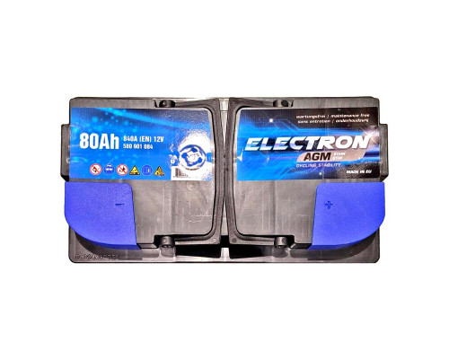 Акумулятор Electron AGM Start&Stop 80Ah 840A R+