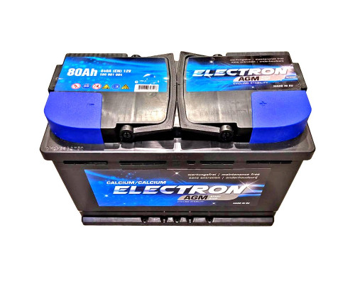 Акумулятор Electron AGM Start&Stop 80Ah 840A R+