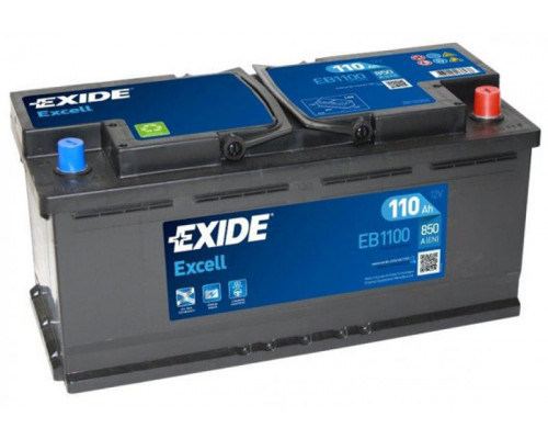 Акумулятор  Exide Excell  EB1100  110Ah 850A R+