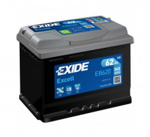 Акумулятор  Exide Excell  EB620  62Ah 540A R+