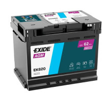 Акумулятор Exide AGM Start Stop 62Ah 680A R+