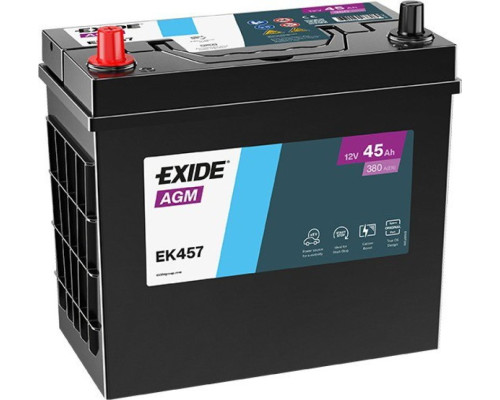 Акумулятор Exide EK457 AGM Start Stop 45Ah 380A L+