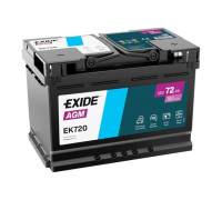 Акумулятор Exide AGM Start Stop 72Ah 760A R+