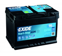 Акумулятор Exide AGM Start Stop 70Ah 760A R+