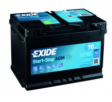 Акумулятор Exide AGM Start Stop 70Ah 760A R+