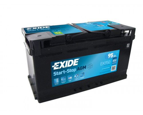 Акумулятор Exide AGM Start Stop 95Ah 850A R+