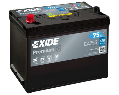Акумулятор Exide 6CT-75 АзЕ Premium Asia  L+