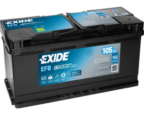 Акумулятор Exide EFB Start Stop (EL1050) 105Ah 950A R+
