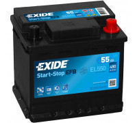 Акумулятор Exide EFB Start Stop (EL550) 55Ah 540A R+