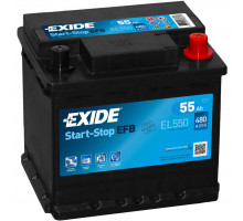 Акумулятор Exide EFB Start Stop (EL550) 55Ah 540A R+