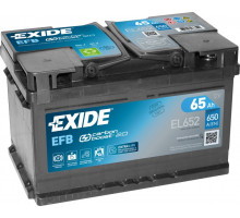 Акумулятор Exide EFB Start Stop (EL652) 65Ah 650A R+