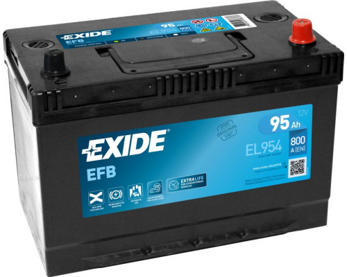 Акумулятор Exide EFB Start Stop asia (EL954) 95Ah 800A JR+
