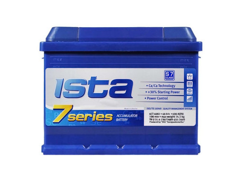 Акумулятор ISTA 7 series 60Ah 600A R+
