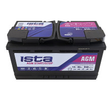 Акумулятор ISTA AGM Start Stop 95Ah 850A R+