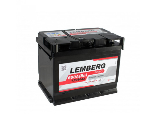 Акумулятор Lemberg  60Ah 600A L+
