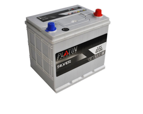 Акумулятор PLATIN Silver 60Ah 600A R+ Asia