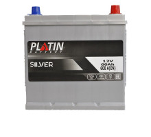 Акумулятор PLATIN Silver 60Ah 600A R+ Asia