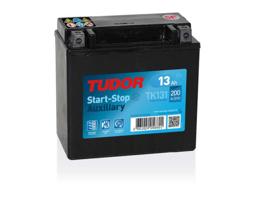 Акумулятор Tudor AGM Start Stop 13Ah 200A L+