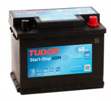 Акумулятор Tudor AGM Start Stop 60Ah 680A R+