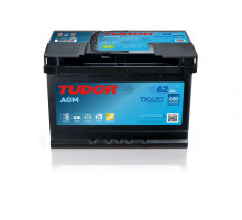 Акумулятор Tudor AGM Start Stop 62Ah 680A R+