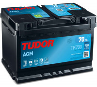 Акумулятор Tudor AGM Start Stop 70Ah 760A R+