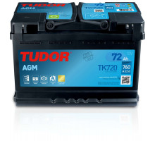 Акумулятор Tudor AGM Start Stop 72Ah 760A R+